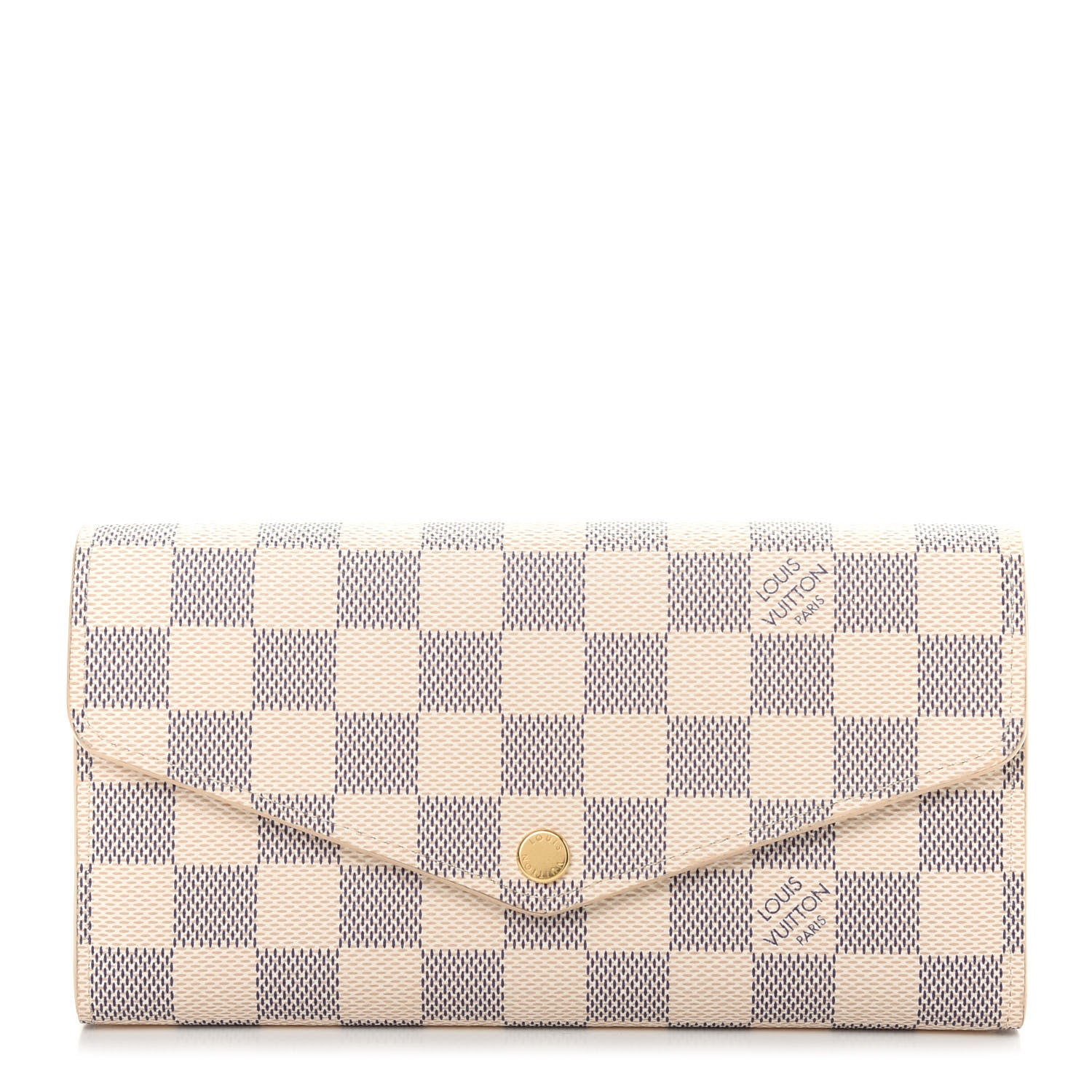 Louis Vuitton Damier Azur Sarah Wallet NM 1 of 8