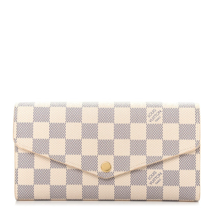 Louis Vuitton Damier Azur Sarah Wallet NM 1 of 8