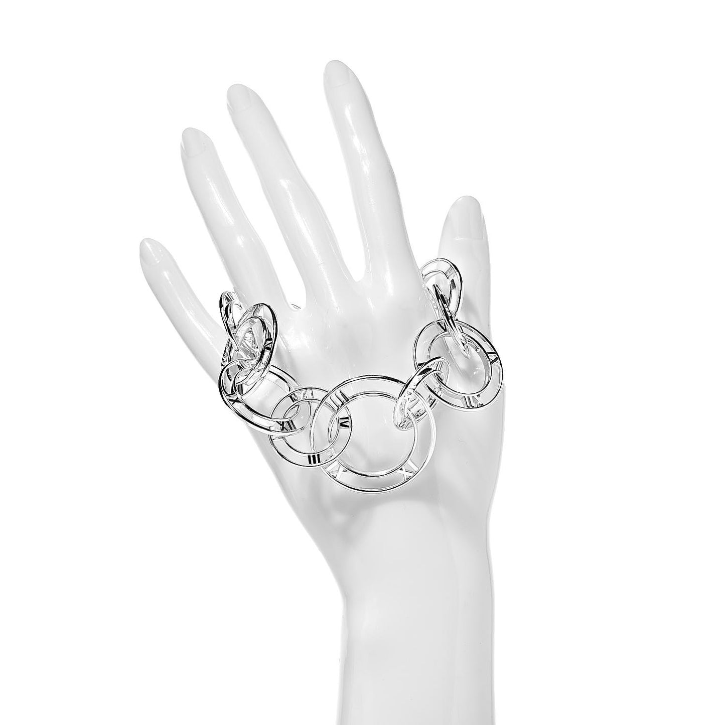 Sterling Silver Atlas Link Bracelet