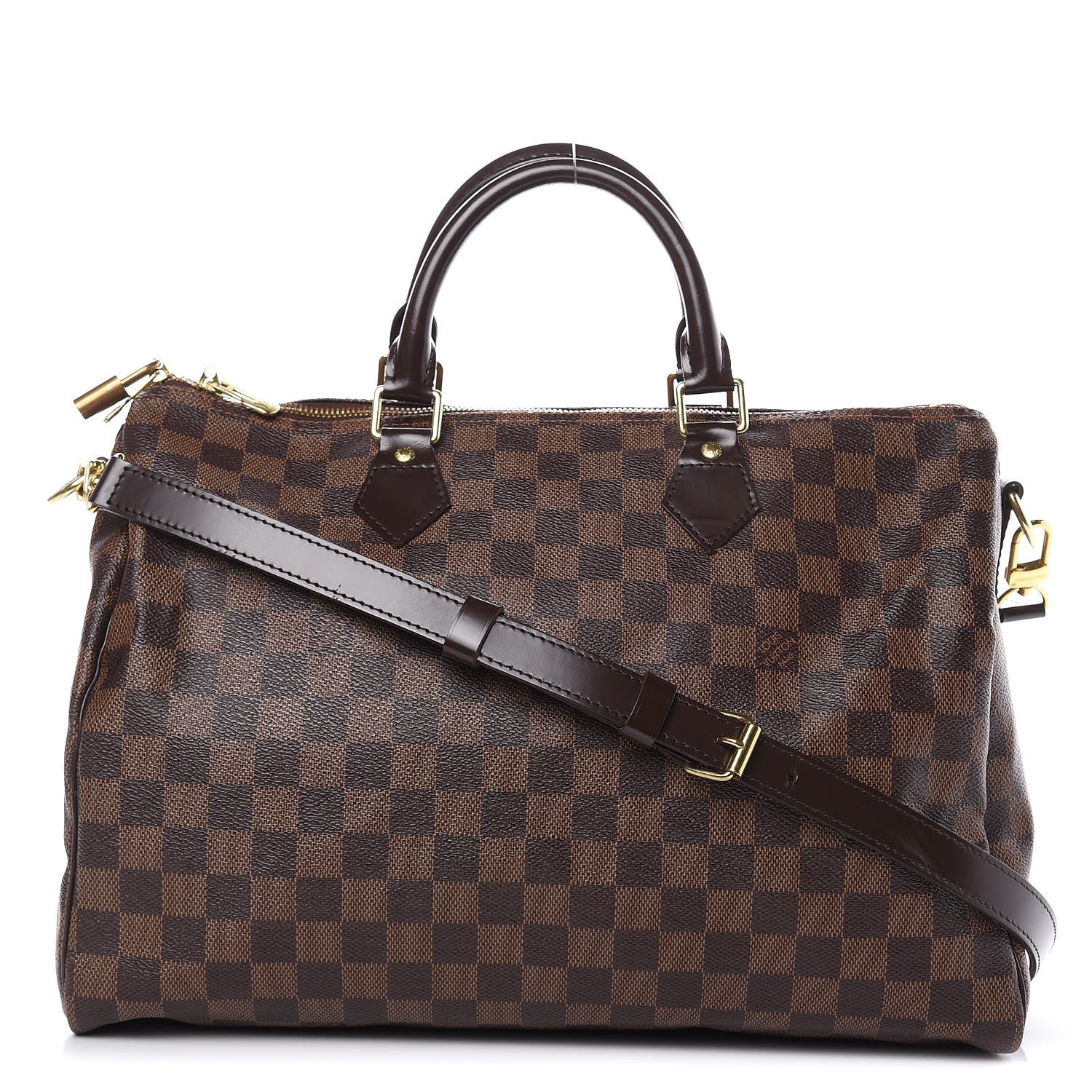 Louis Vuitton Damier Ebene Speedy Bandouliere 35 1 of 15