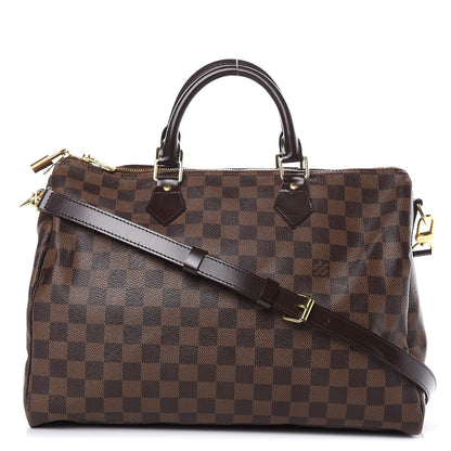 Louis Vuitton Damier Ebene Speedy Bandouliere 35 1 of 15