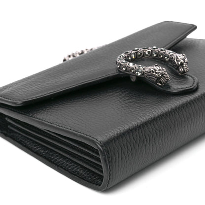Gucci Calfskin Mini Dionysus Chain Wallet Black 11 of 12
