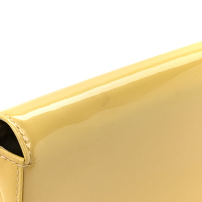 Louis Vuitton Patent Sobe Clutch Blanc Corail 10 of 11