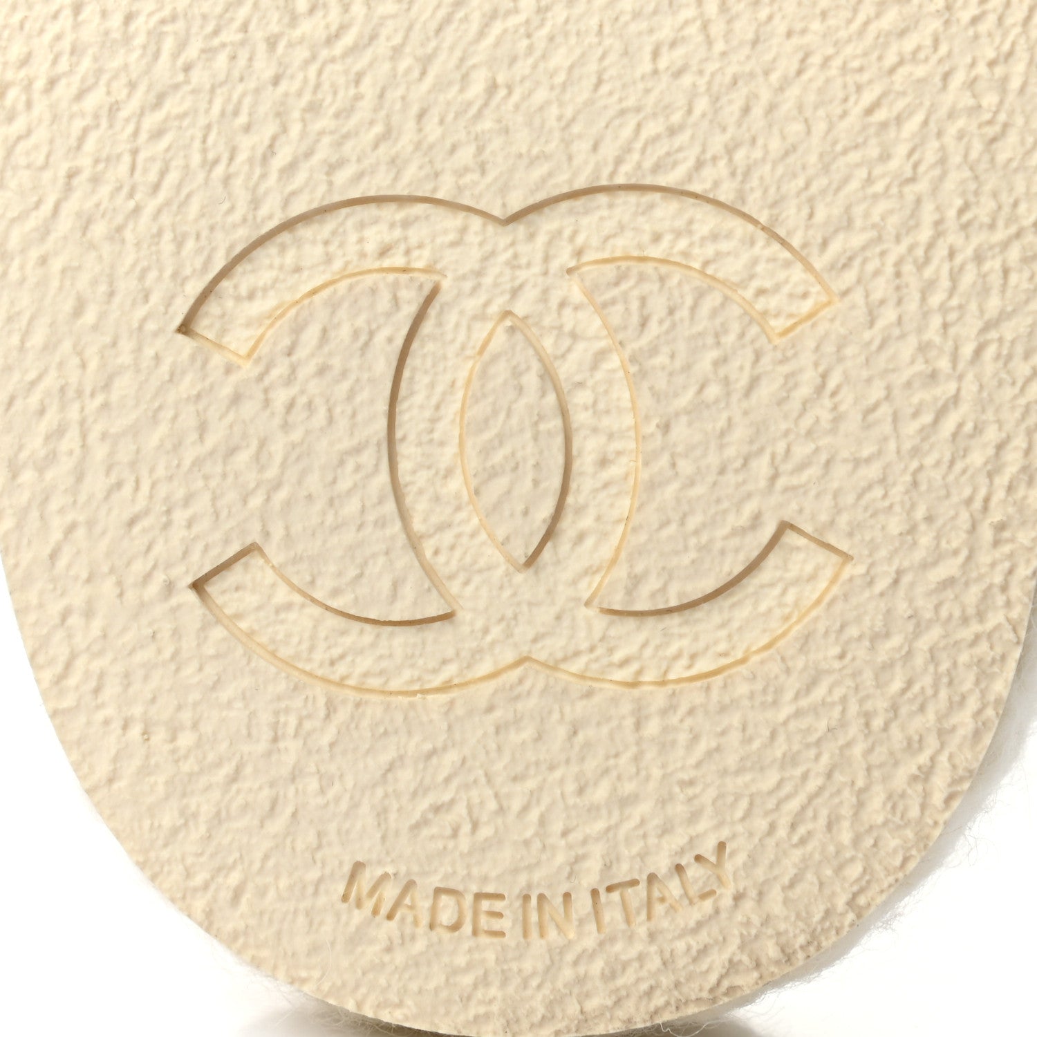 Chanel Braided Knit CC Mules 38 Ecru 6 of 9