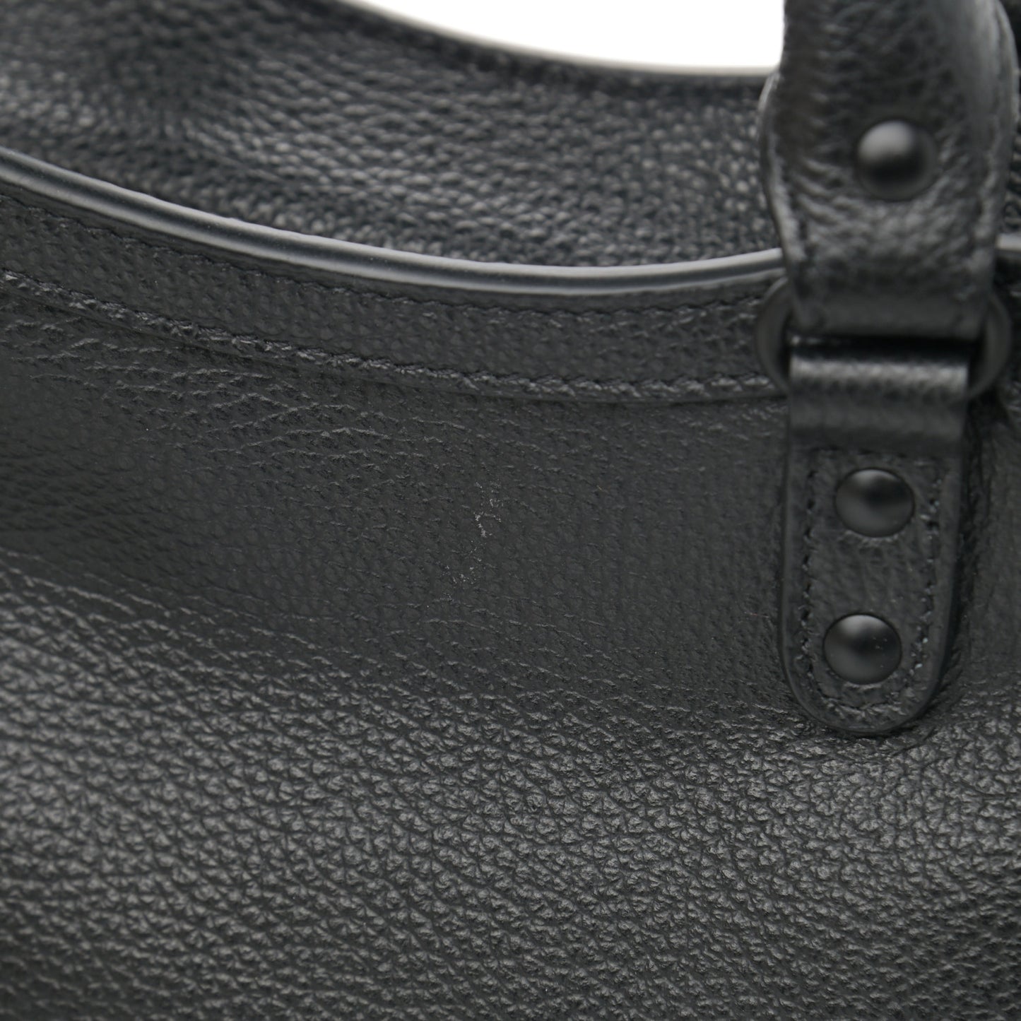Grained Calfskin Neo Classic Black Hardware Mini City Black