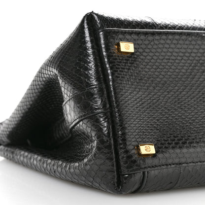 The Row Snakeskin Sidekick Black 8 of 9