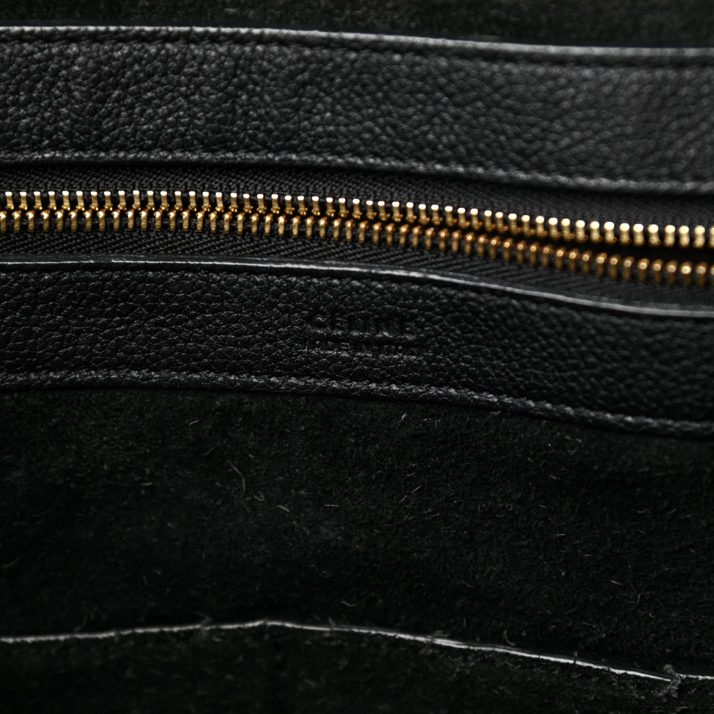 Soft Grained Calfskin Small Belt Cabas Phantom Black