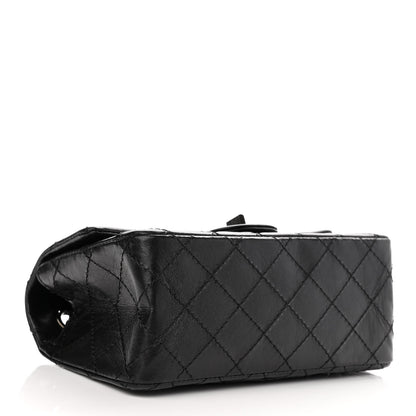 Chanel Aged Calfskin Quilted 2.55 Reissue Mini Flap So Black 4 of 10