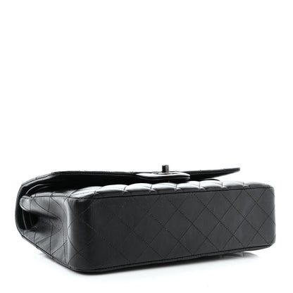 Chanel Lambskin Quilted Medium Double Flap So Black 4 of 15