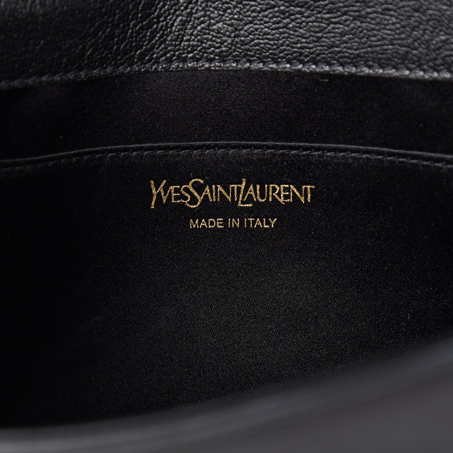 Saint Laurent Calfskin Monogram Large Belle De Jour Clutch Black 6 of 10