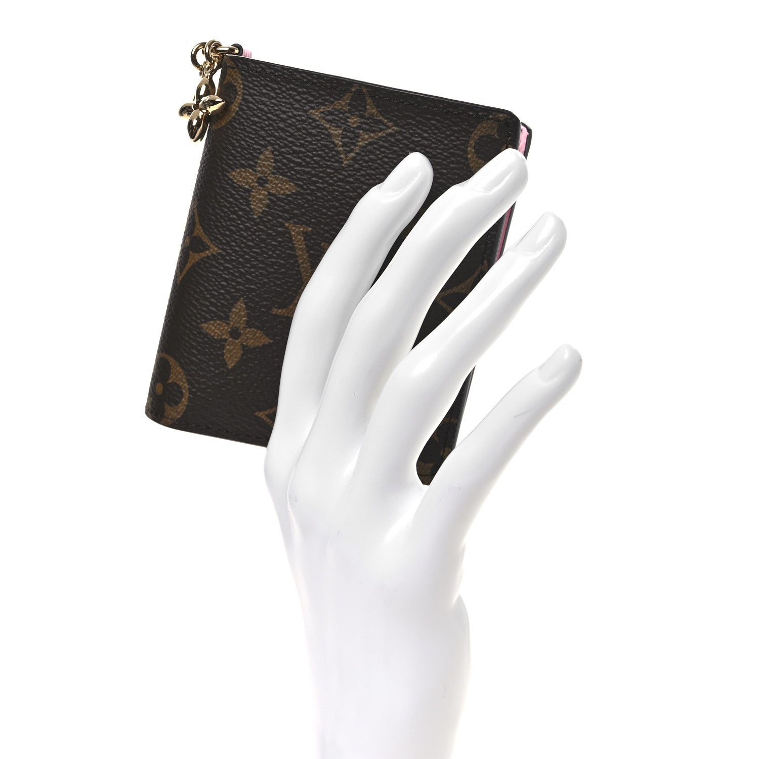 Louis Vuitton Monogram LV Charms Pocket Wallet Cotton Candy 2 of 9