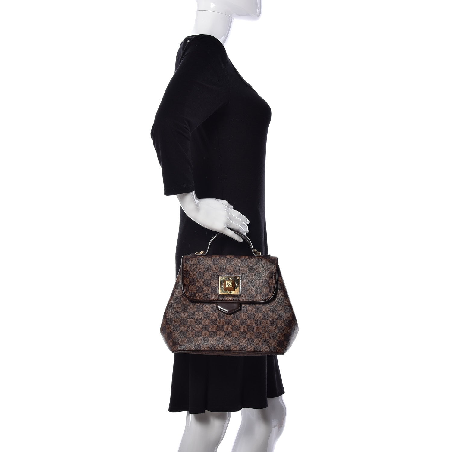 Louis Vuitton Damier Ebene Bergamo PM 3 of 16