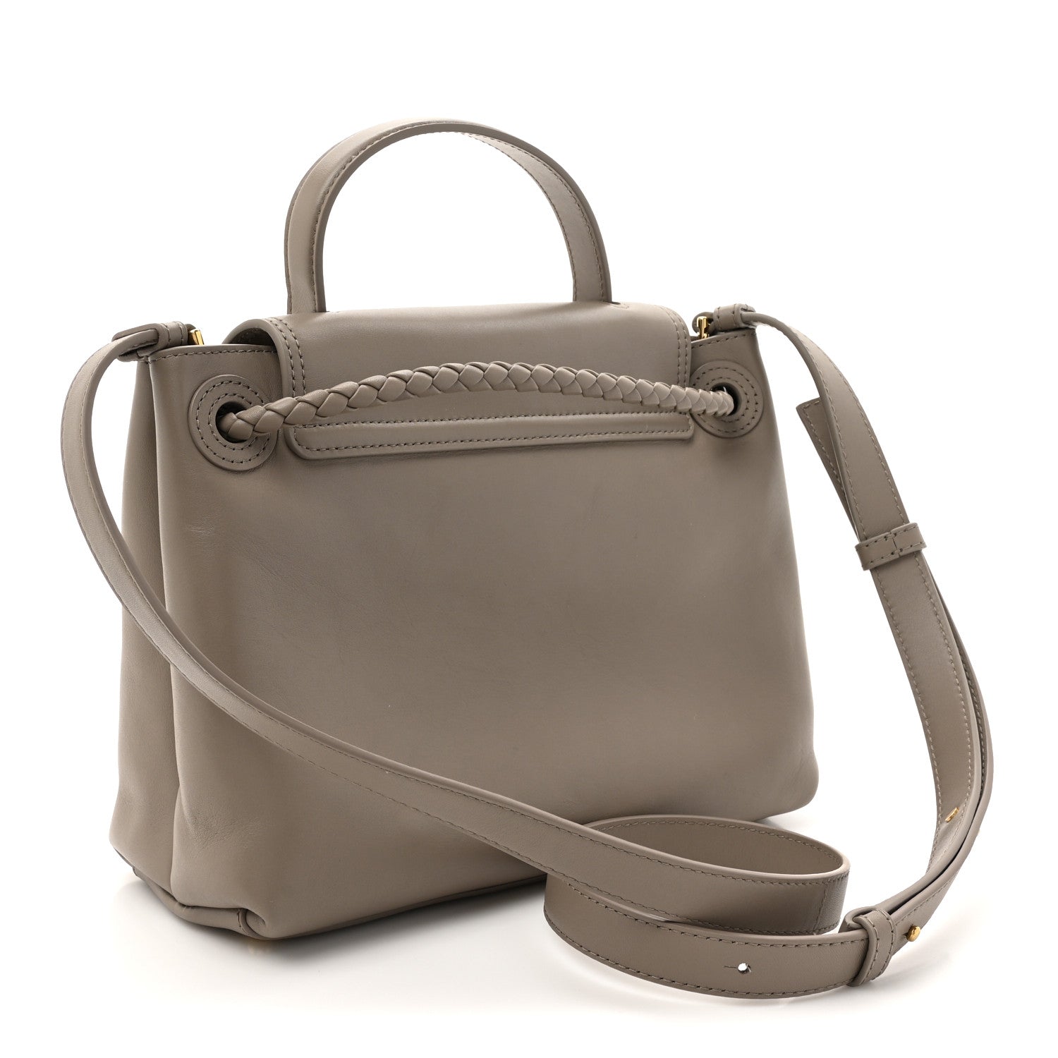 Bottega Veneta Silky Calfskin Small Ciao Ciao Limestone 3 of 10