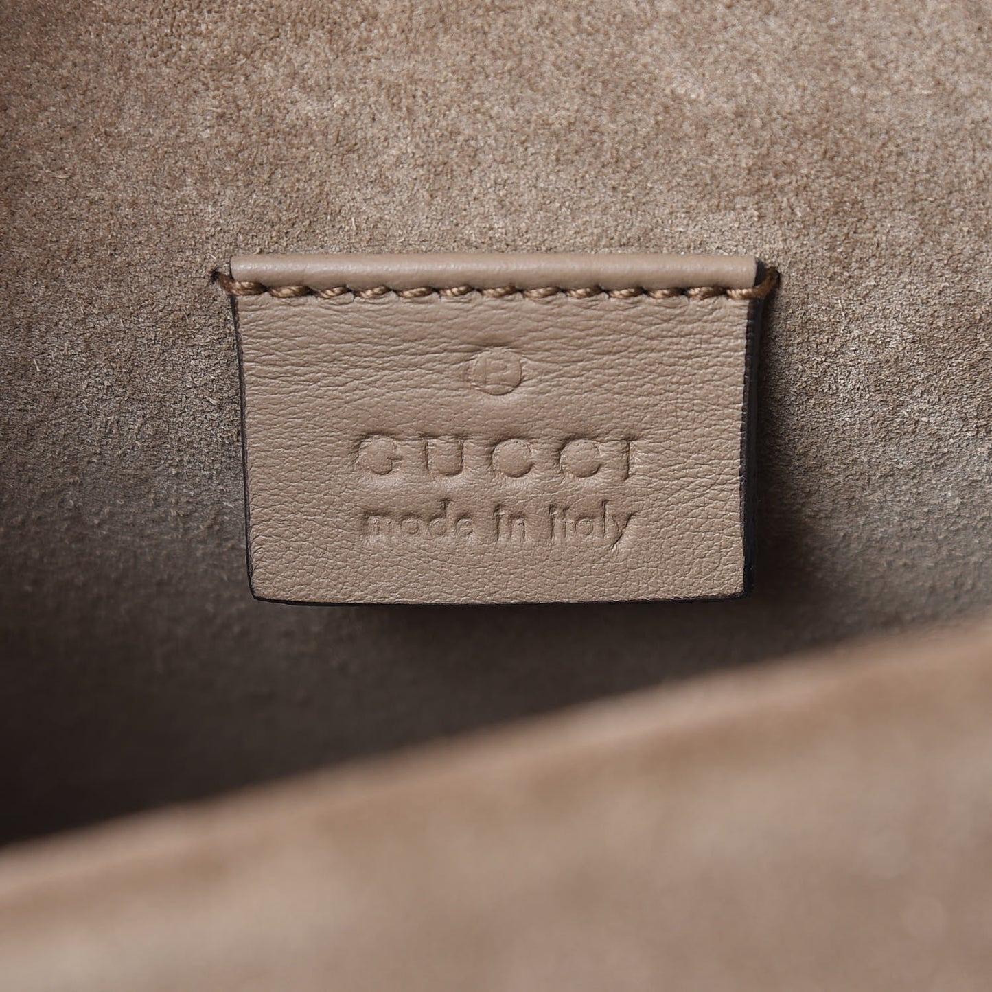 GG Supreme Monogram Mini Dionysus Shoulder Bag Taupe