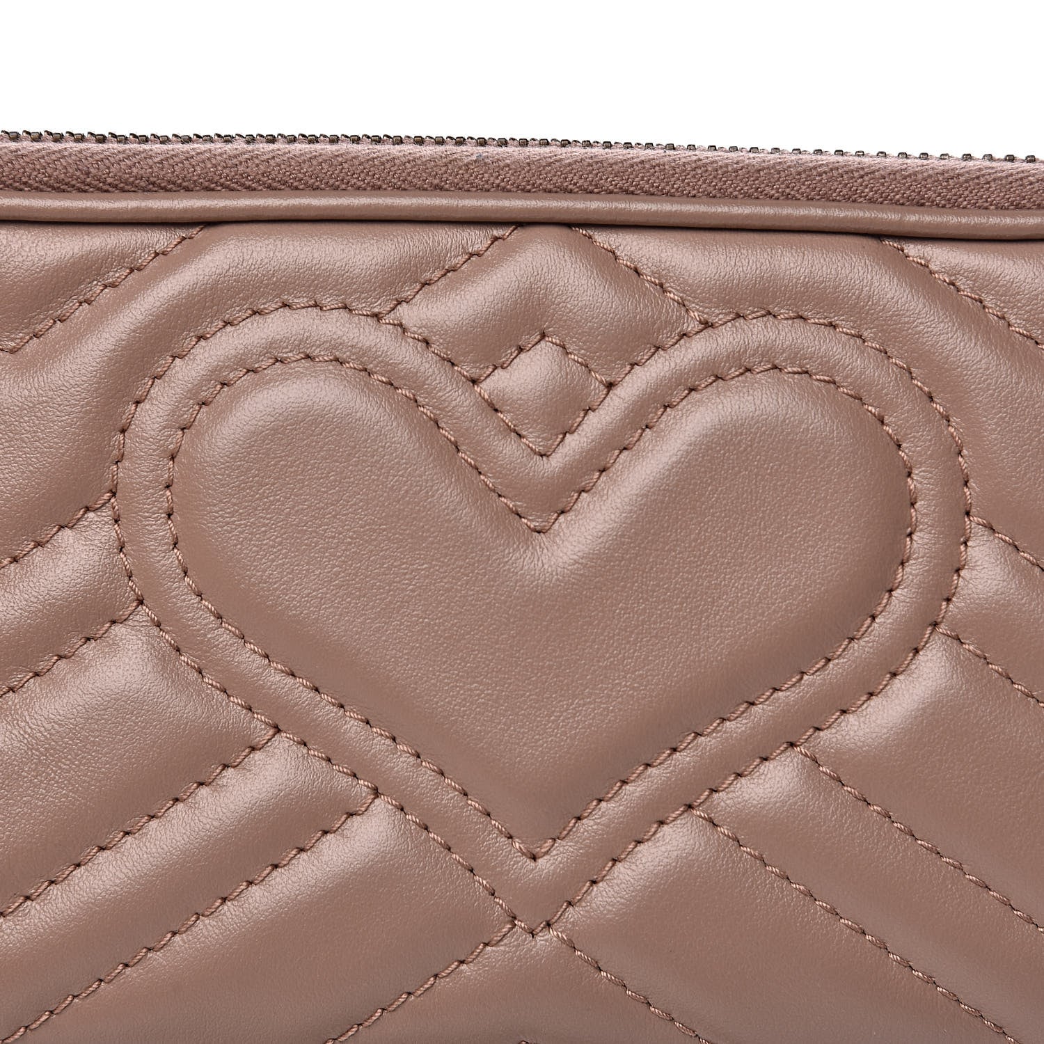Gucci Calfskin Matelasse Mini GG Marmont Chain Crossbody Bag Porcelain Rose 12 of 14