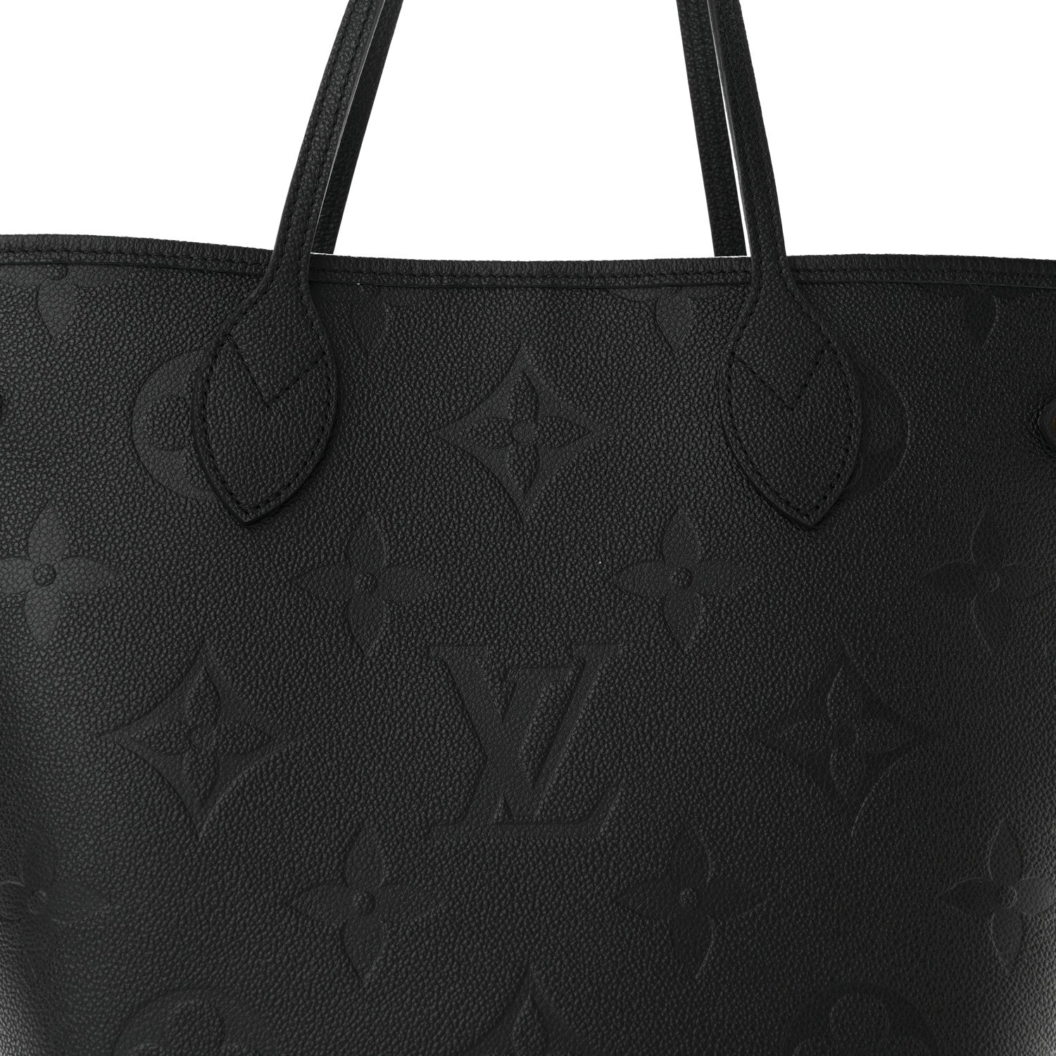Louis Vuitton Empreinte Monogram Giant Neverfull MM Black 8 of 10