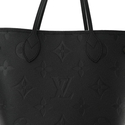 Louis Vuitton Empreinte Monogram Giant Neverfull MM Black 8 of 10