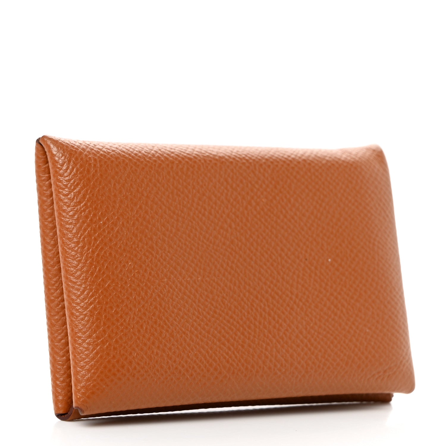 Hermes Epsom Calvi Card Case Gold 3 of 8