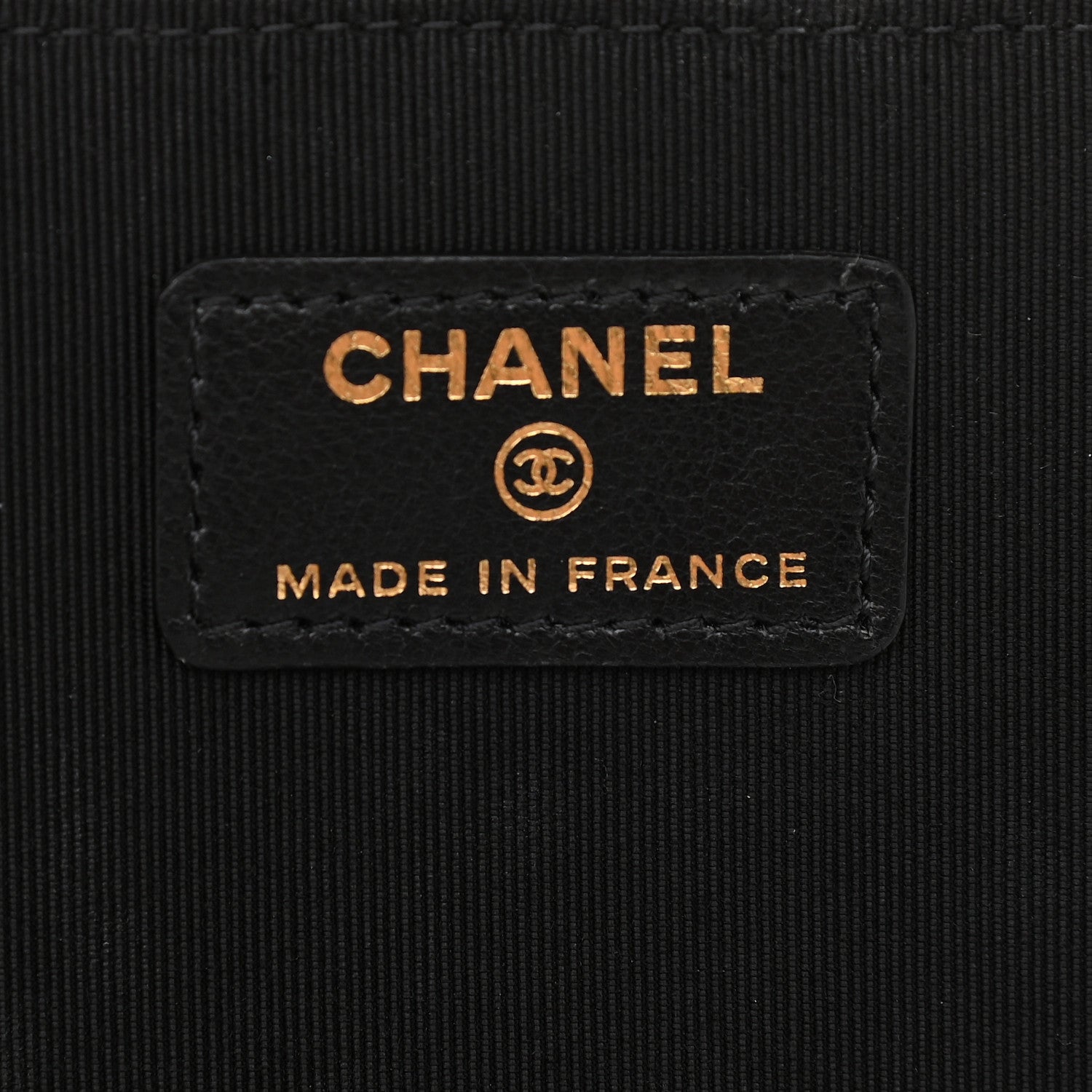 Chanel Goatskin Quilted Punk Essentials Vanity Case With Chain Black 6 of 9