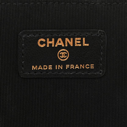 Chanel Goatskin Quilted Punk Essentials Vanity Case With Chain Black 6 of 9