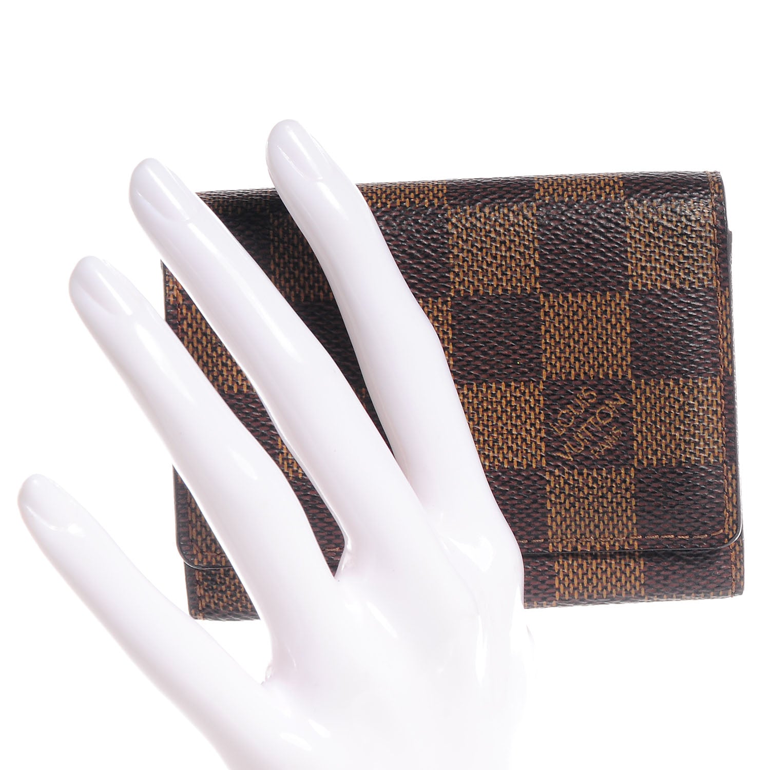 Louis Vuitton Damier Ebene Business Card Holder 2 of 8
