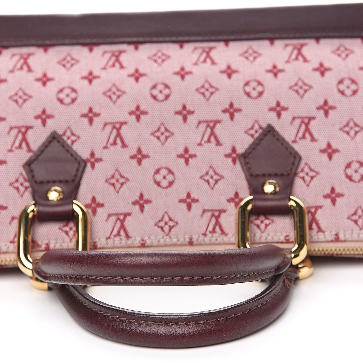 Mini Monogram Alma Long Cherry