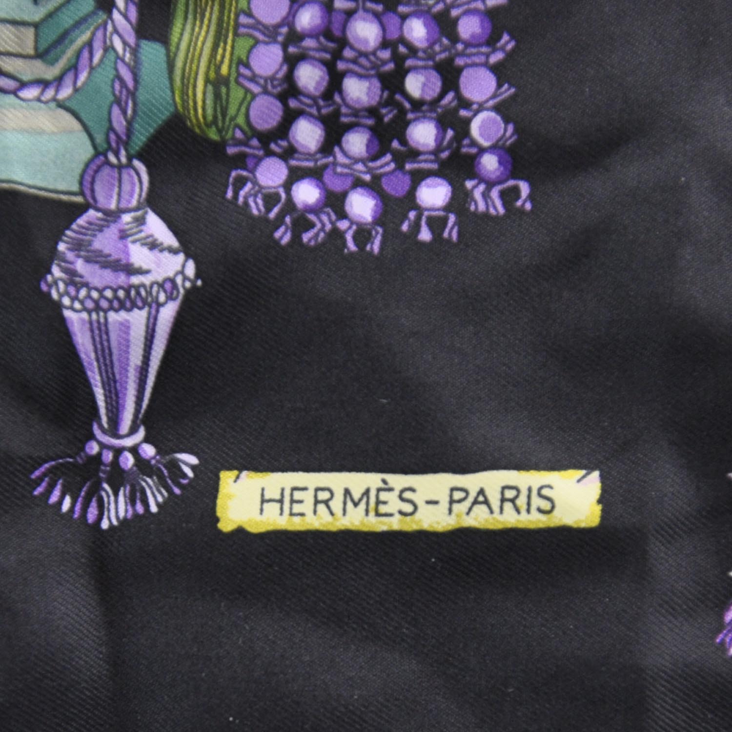 Hermes Silk Passementerie Pocket Square Scarf 4 of 7