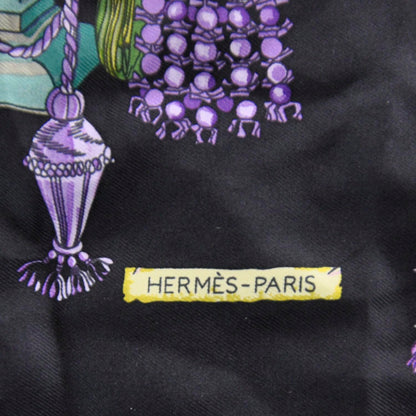 Hermes Silk Passementerie Pocket Square Scarf 4 of 7