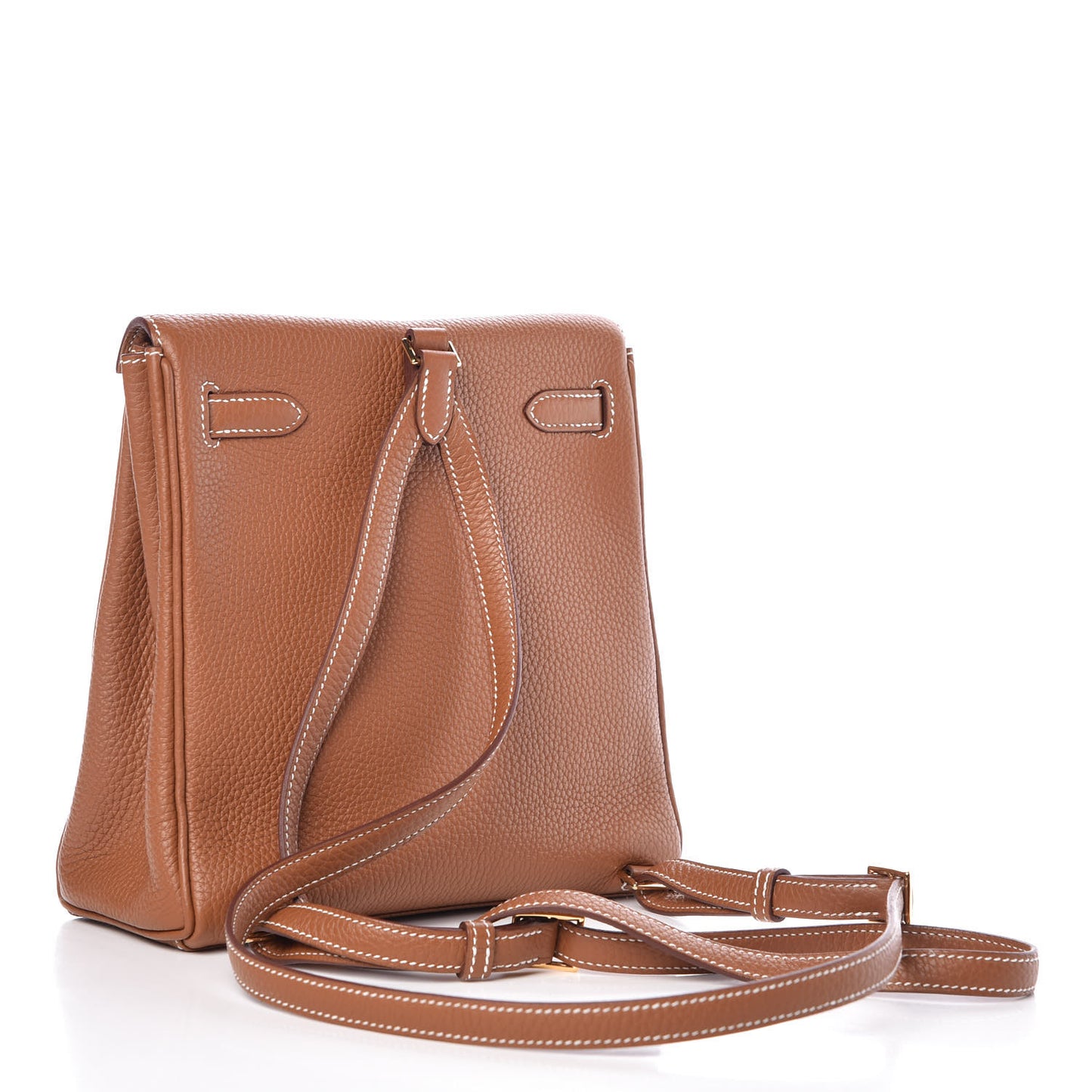 Taurillon Clemence Kelly Ado Backpack Gold