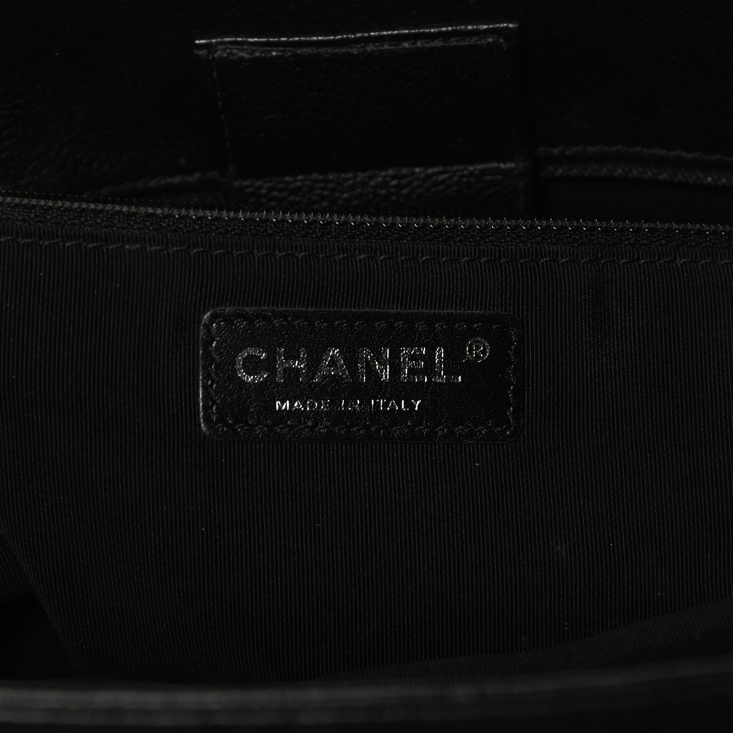 Chanel Calfskin Cerf Executive Shopper Tote Black 5 of 11