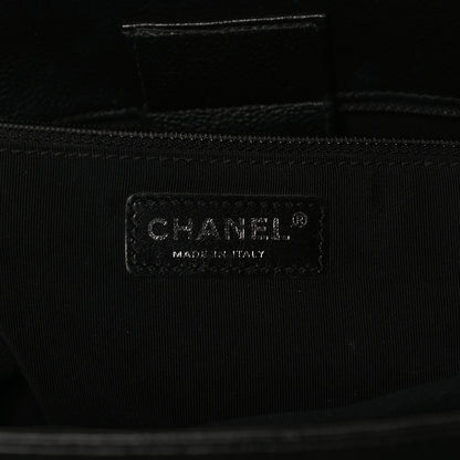 Chanel Calfskin Cerf Executive Shopper Tote Black 5 of 11