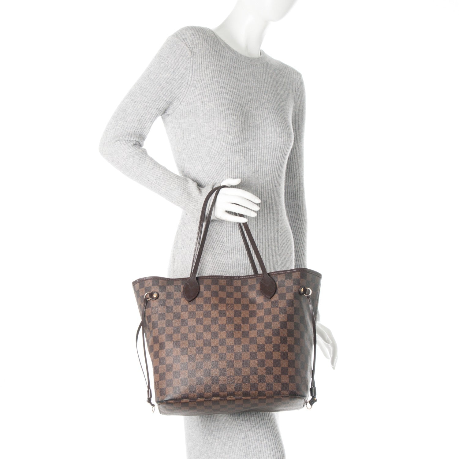 Louis Vuitton Damier Ebene Neverfull MM 2 of 7
