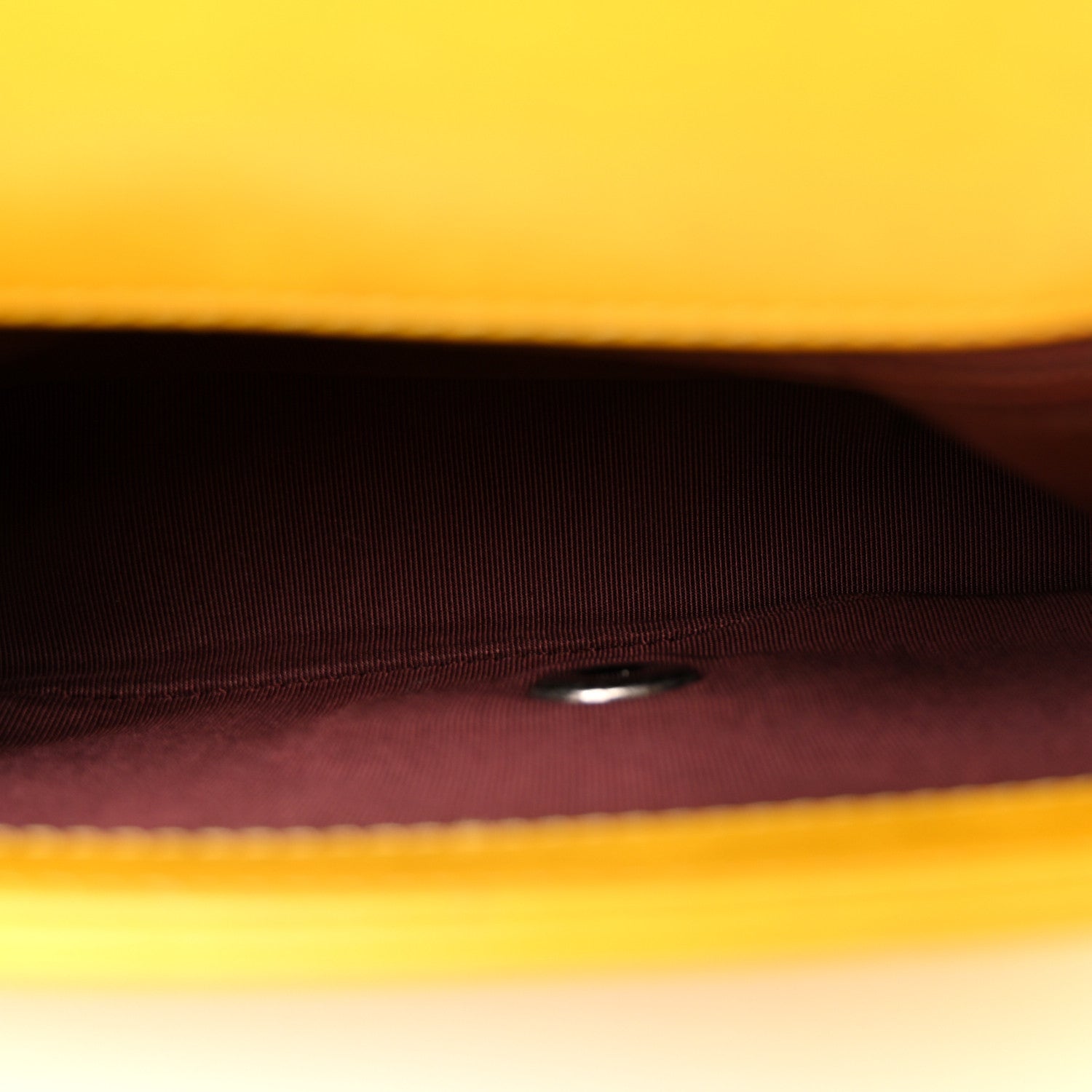 Chanel Glazed Calfskin Quilted Small Coco Boy Flap Yellow 5 of 10
