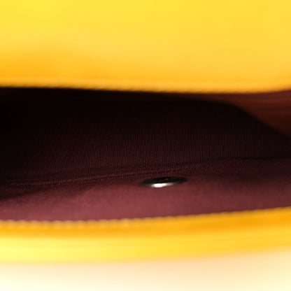 Chanel Glazed Calfskin Quilted Small Coco Boy Flap Yellow 5 of 10
