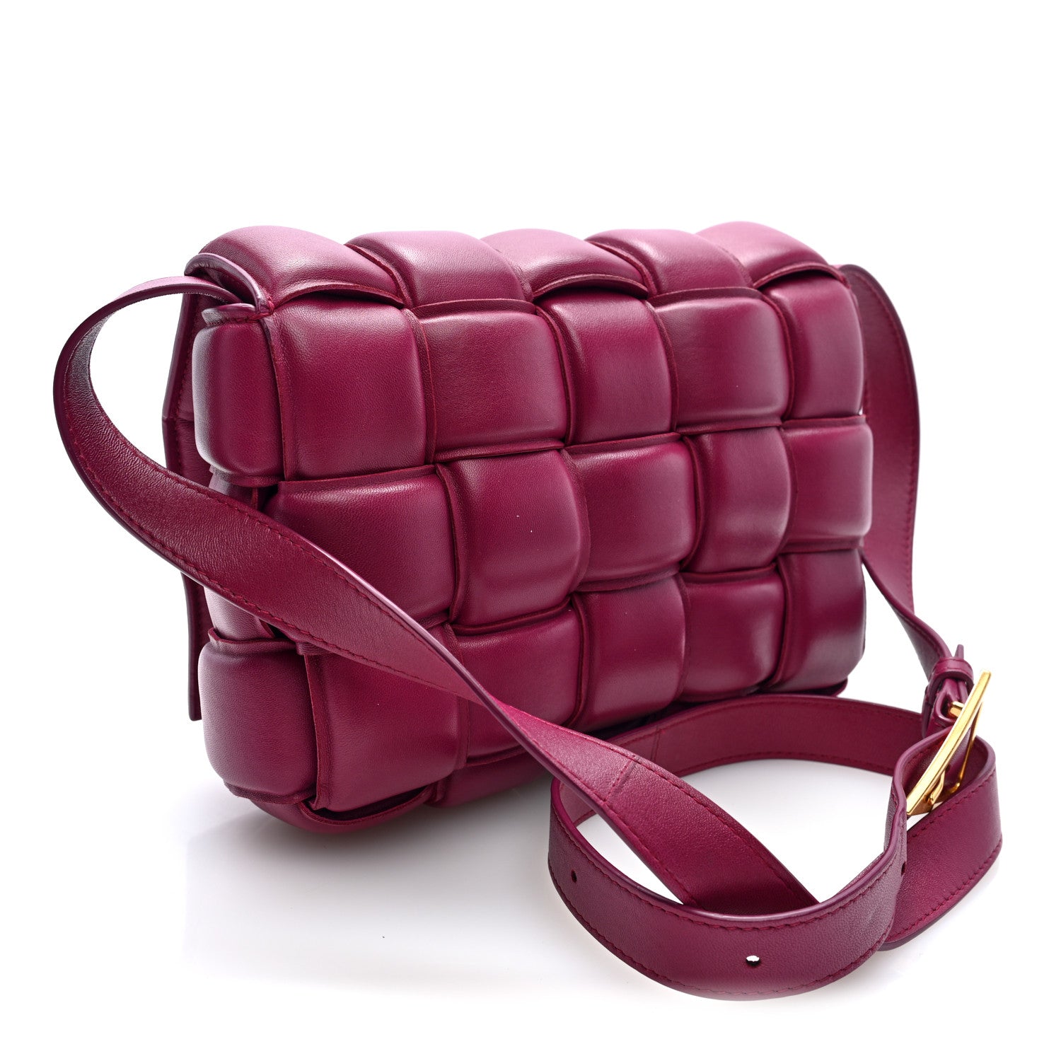 Bottega Veneta Nappa Maxi Intreccio Padded Cassette Crossbody Bag Cinnabar 3 of 9