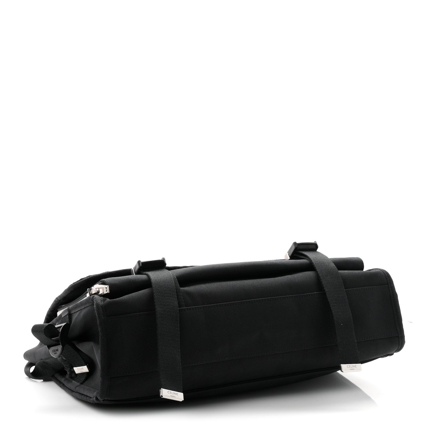 Celine Canvas Trekking Large Messenger Bag Black 4 of 10