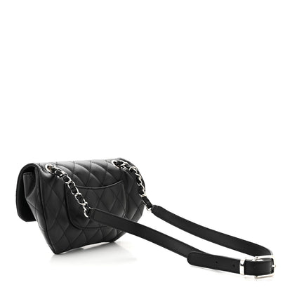 Chanel Calfskin Quilted CC Uniform Flap Belt Bag Black 3 of 11