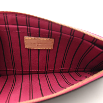 Louis Vuitton Monogram Neverfull MM GM Pochette Fuchsia 5 of 7