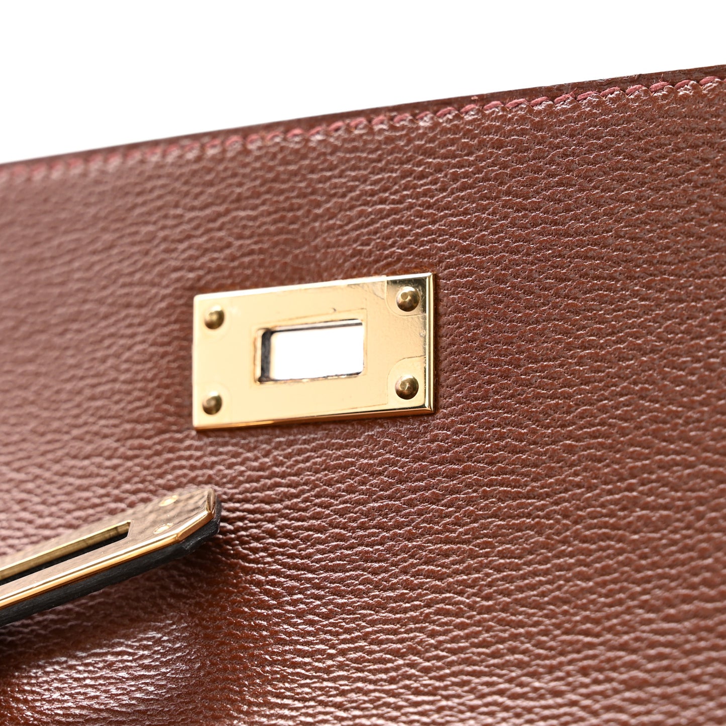 Shiny Alligator Kelly Longue Wallet Miel