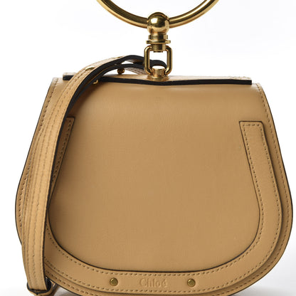 Chloe Calfskin Suede Small Nile Bracelet Bag Bleached Brown 9 of 9