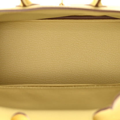 Hermes Togo Birkin 25 Jaune Poussin 5 of 11