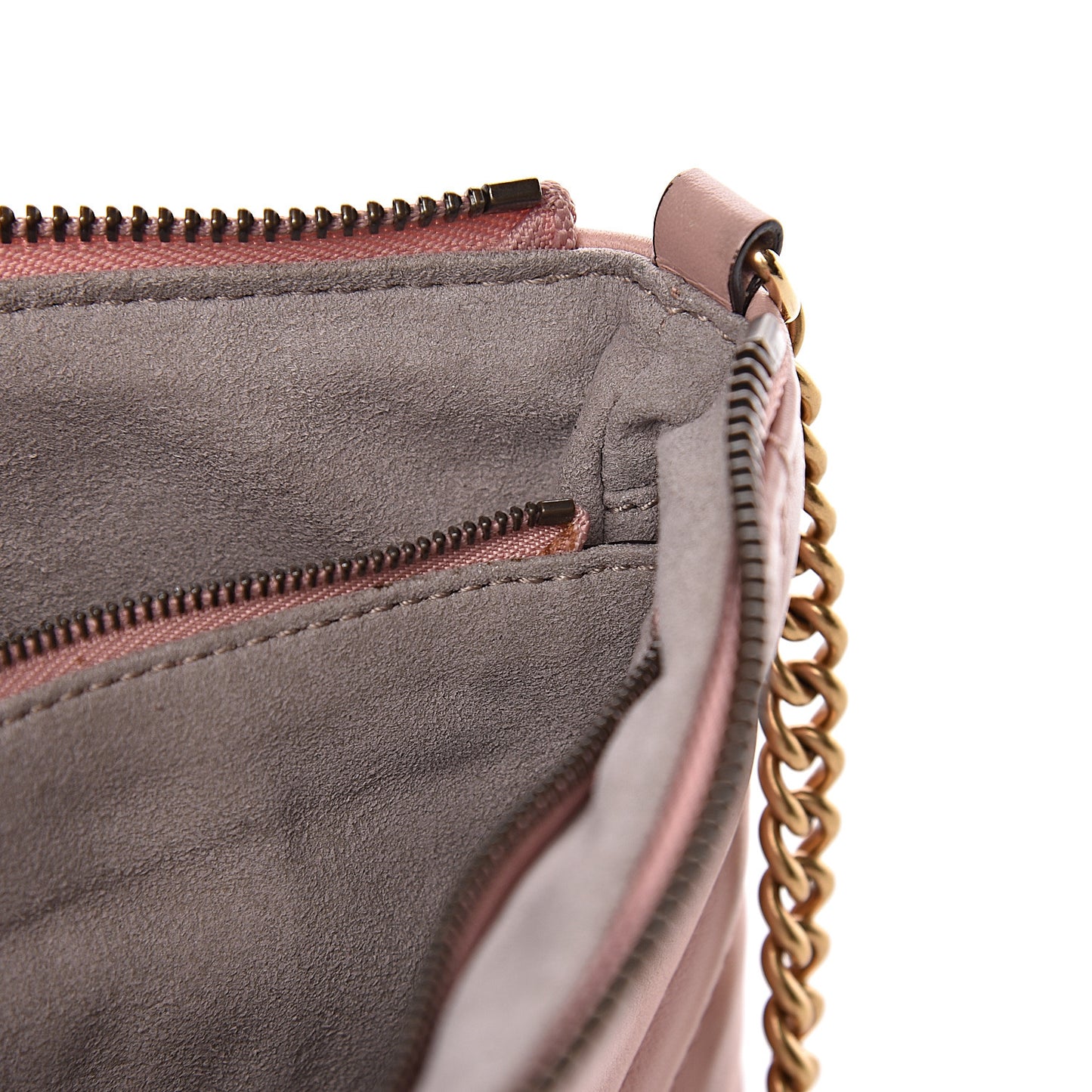Calfskin Matelasse Mini GG Marmont Chain Bag Perfect Pink