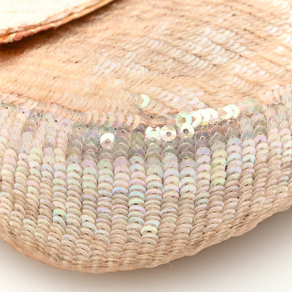 Fendi Snakeskin Sequins Baguette Pink 8 of 11
