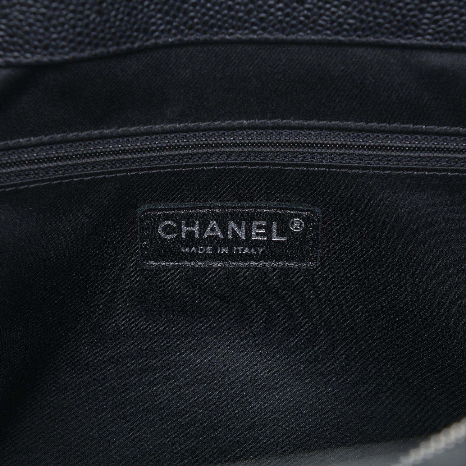 Chanel Caviar Quilted XL Grand Shopping Tote GST Black 6 of 8