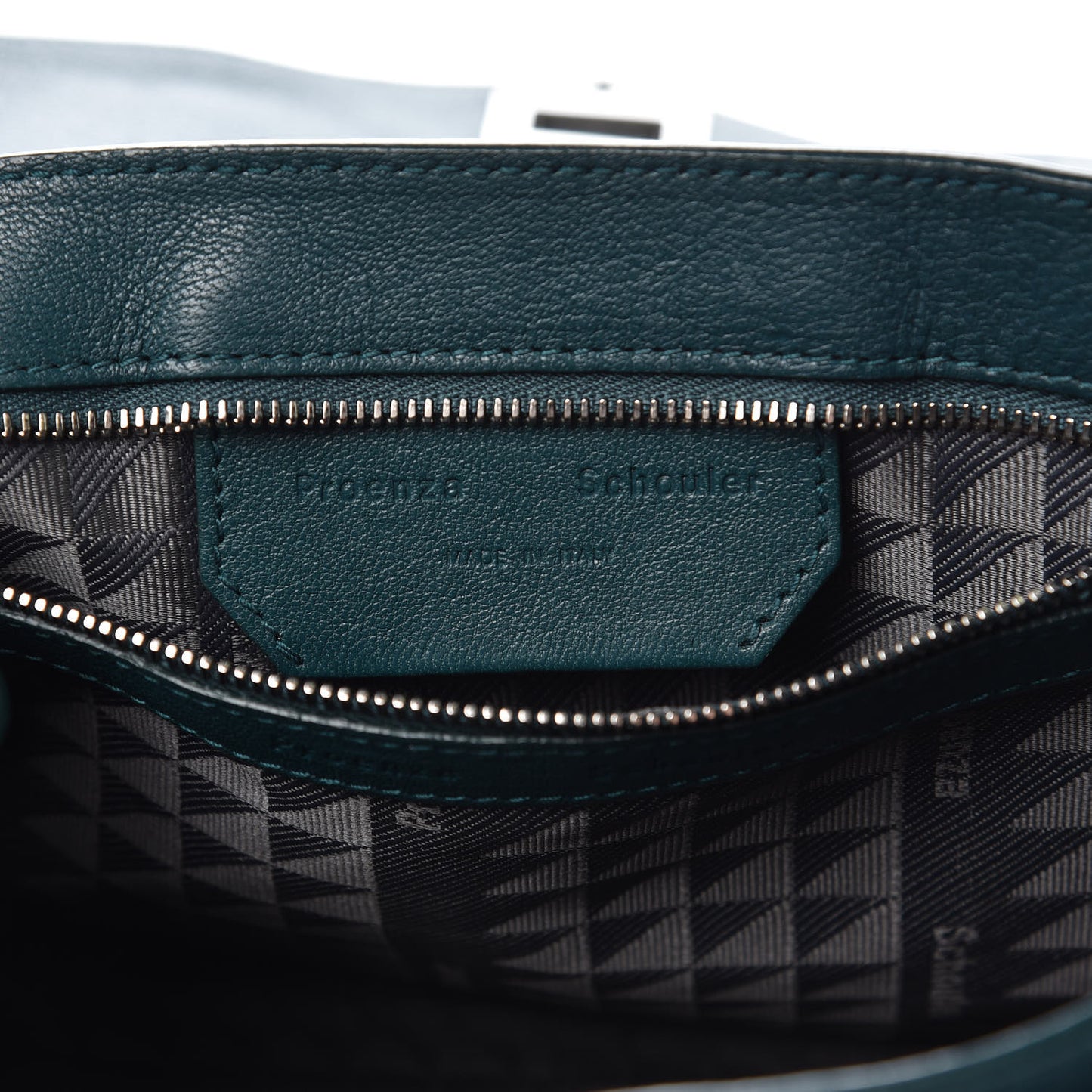 Lambskin Tiny PS1 Satchel Dark Teal