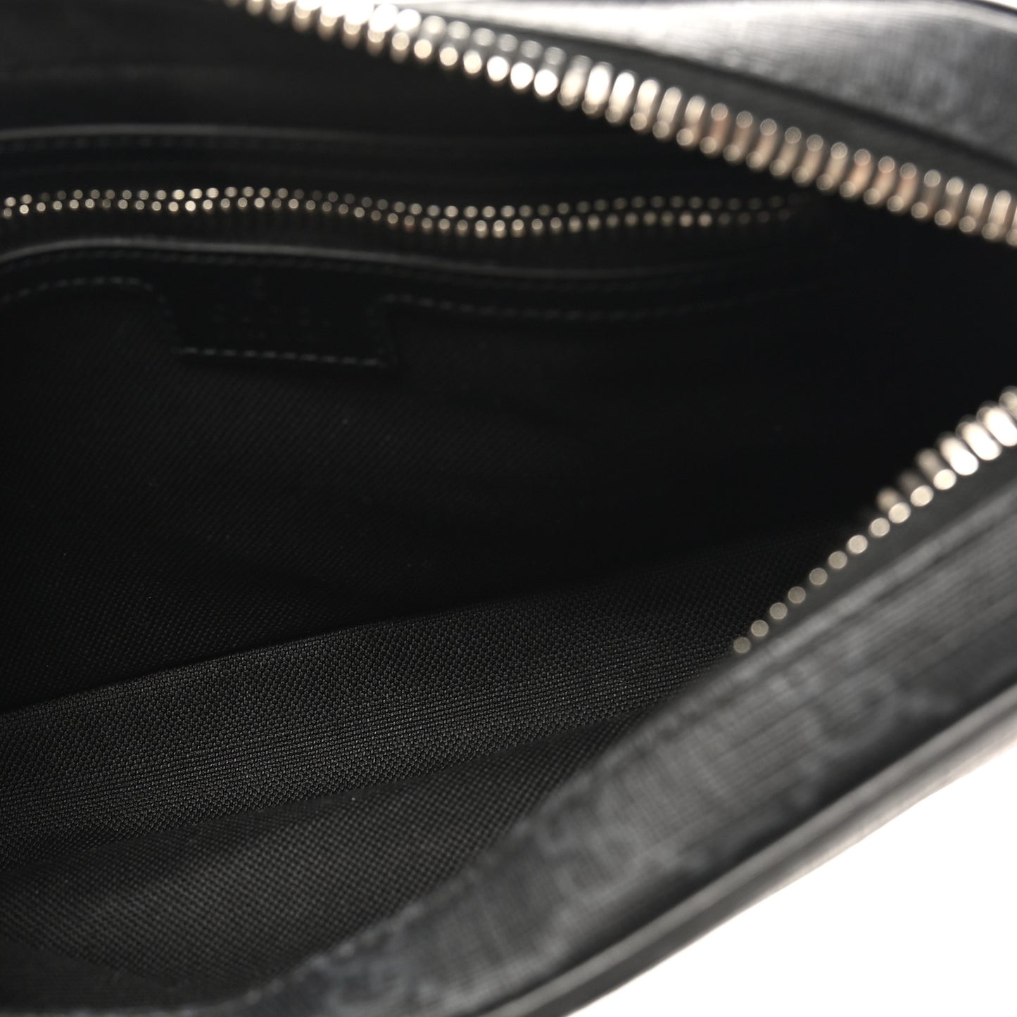 Soft GG Supreme Monogram Web Belt Bag Black Grey