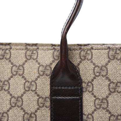 Gucci GG Plus Monogram Small Vertical Tote Dark Brown 12 of 13