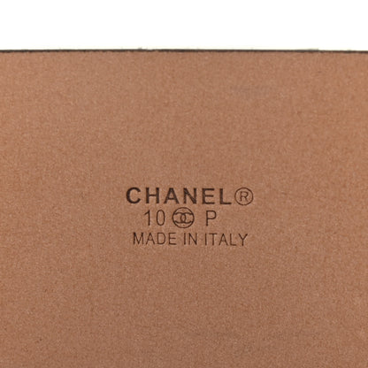 Chanel Patent Calfskin CC Wide Belt 90 36 Black 8 of 9