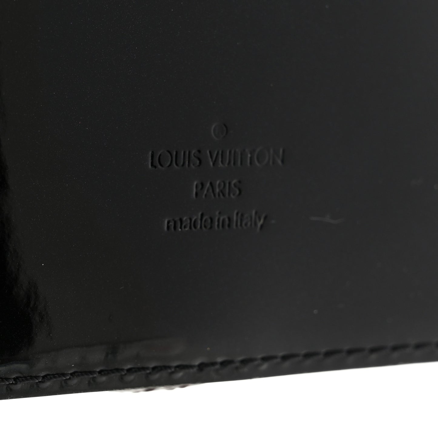 Patent Calfskin Monogram Cherrywood BB Black