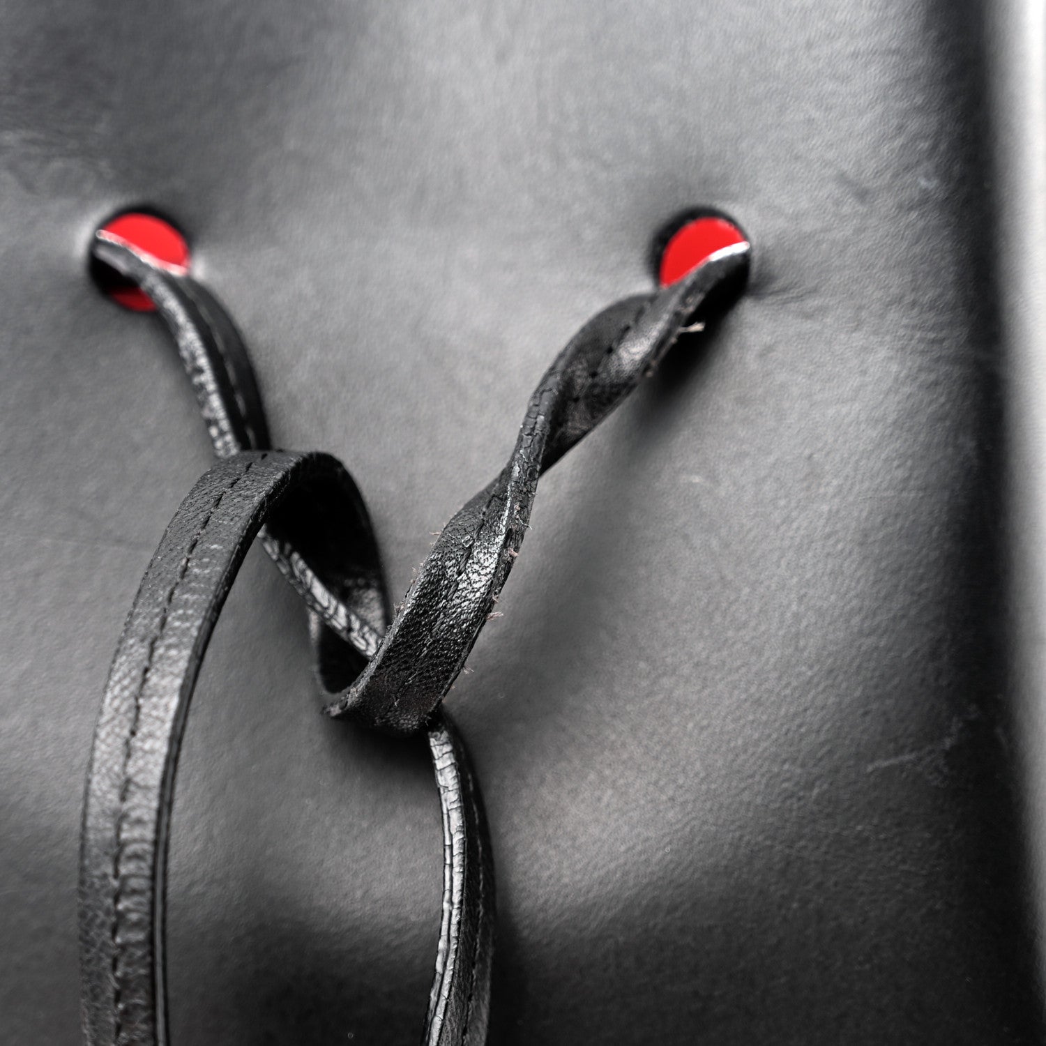 Mansur Gavriel Vegetable Tanned Calfskin Bucket Bag Black Flamma 11 of 15